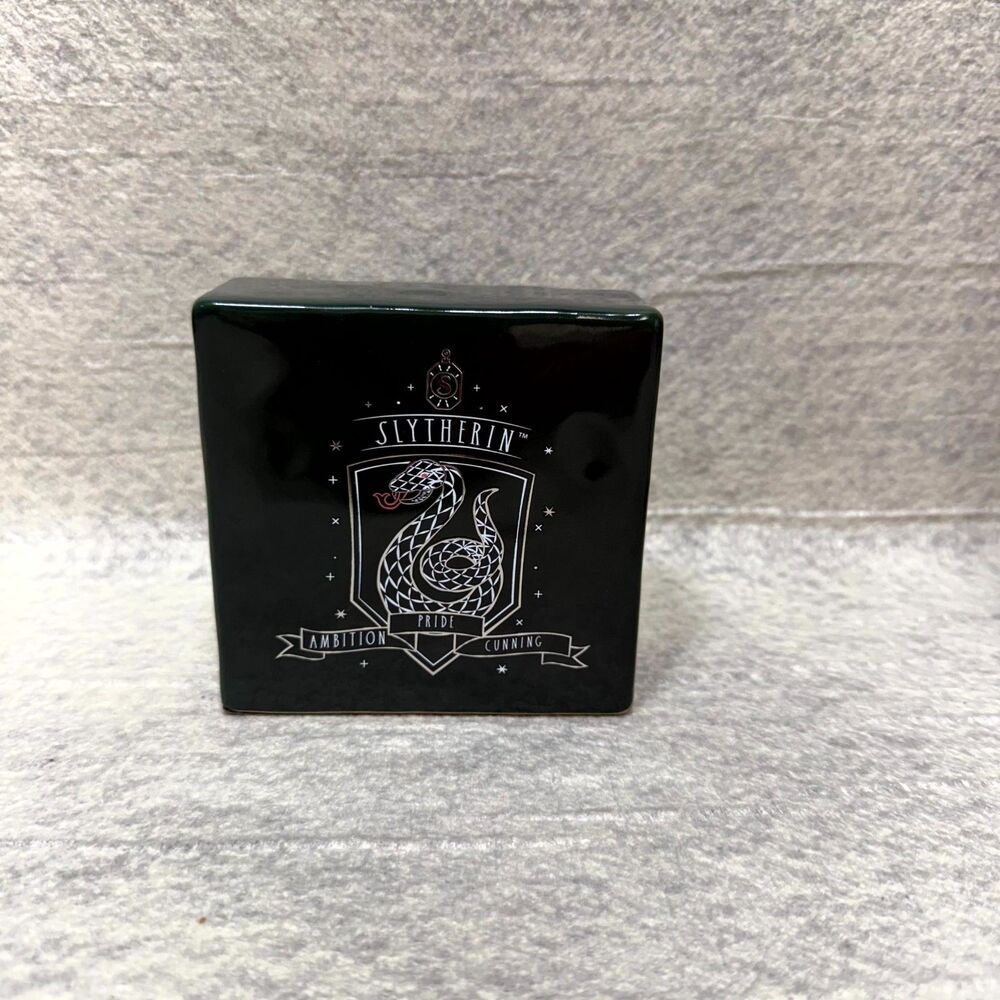 Rae Dunn Harry Potter SLYTHERIN‎ 4x4 Decorative Block Sign Green NEW (A3)